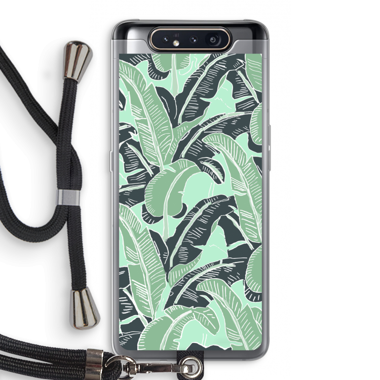 This Sh*t Is Bananas: Samsung Galaxy A80 Transparant Hoesje met koord