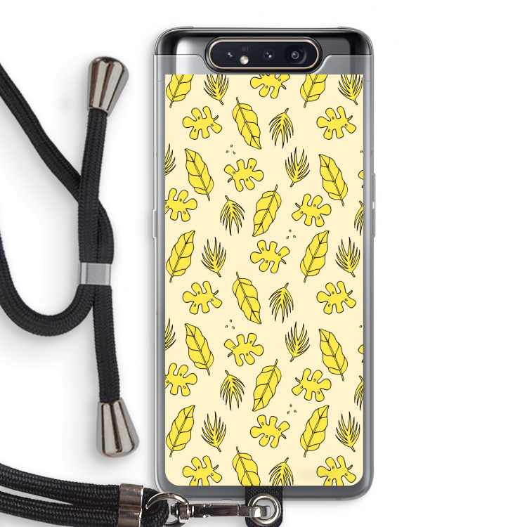 Herfst: Samsung Galaxy A80 Transparant Hoesje met koord