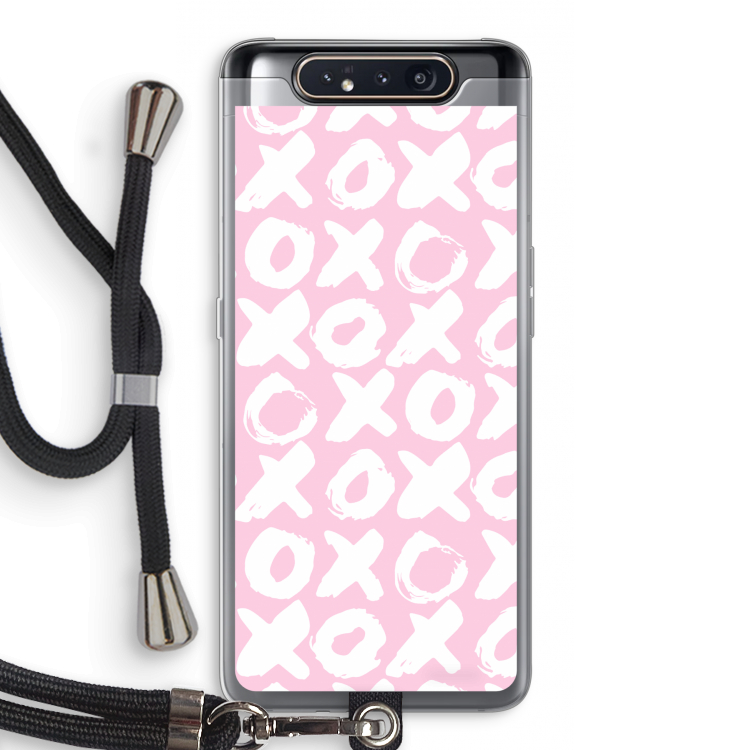 XOXO: Samsung Galaxy A80 Transparant Hoesje met koord