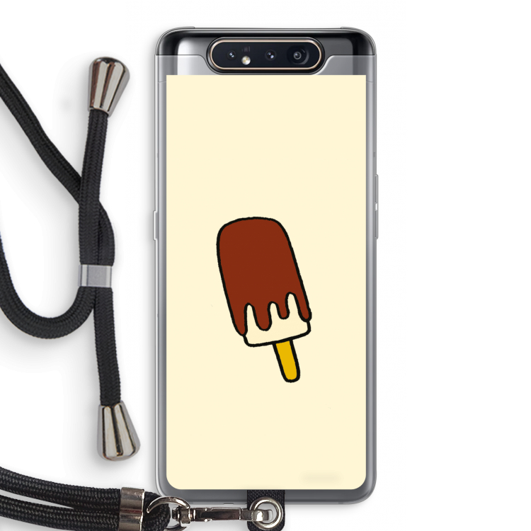 Frisco: Samsung Galaxy A80 Transparant Hoesje met koord
