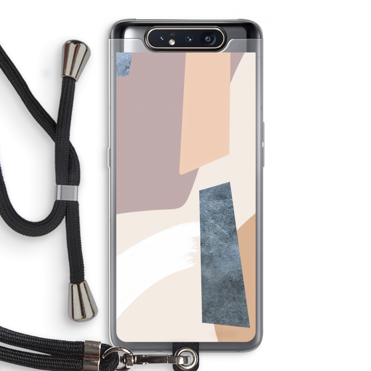 Luca: Samsung Galaxy A80 Transparant Hoesje met koord