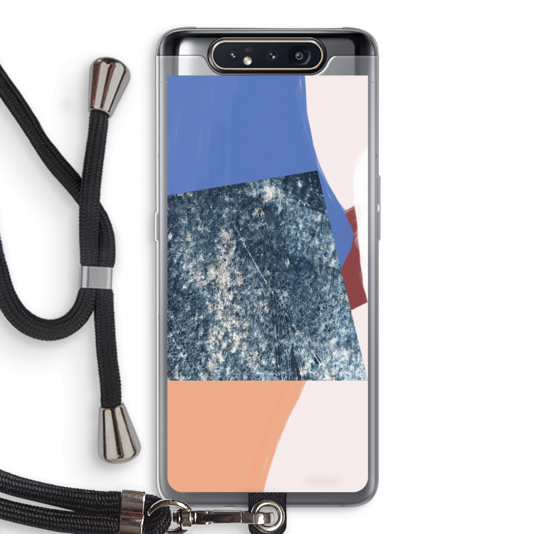 Billy: Samsung Galaxy A80 Transparant Hoesje met koord