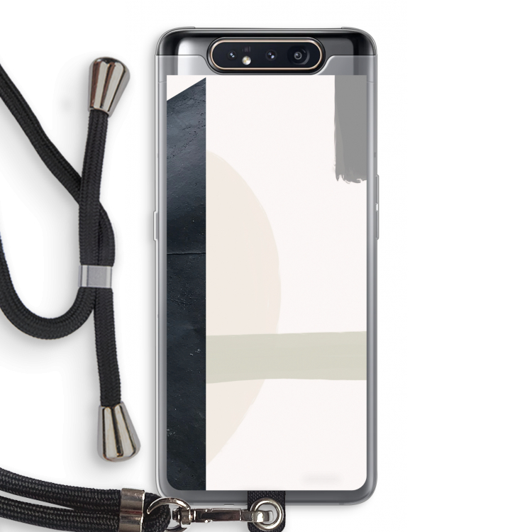 Baca: Samsung Galaxy A80 Transparant Hoesje met koord