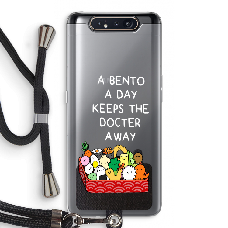 Bento a day: Samsung Galaxy A80 Transparant Hoesje met koord