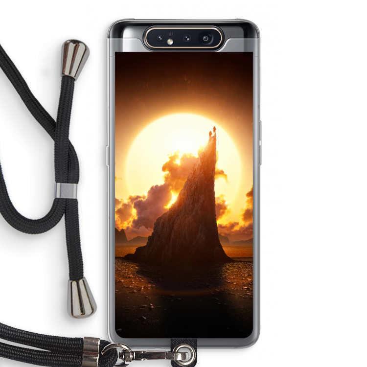 Children of the Sun: Samsung Galaxy A80 Transparant Hoesje met koord