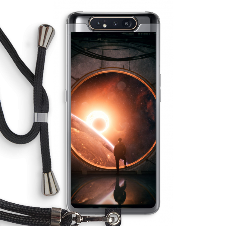 Ephemeral: Samsung Galaxy A80 Transparant Hoesje met koord
