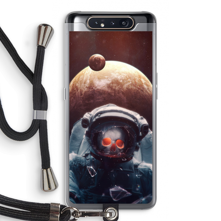 Voyager: Samsung Galaxy A80 Transparant Hoesje met koord