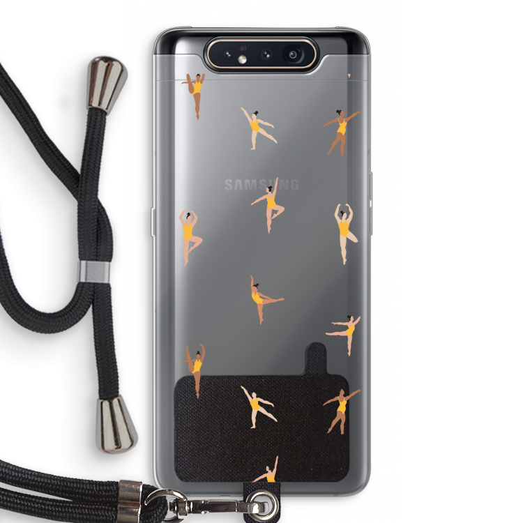 Dans #2: Samsung Galaxy A80 Transparant Hoesje met koord