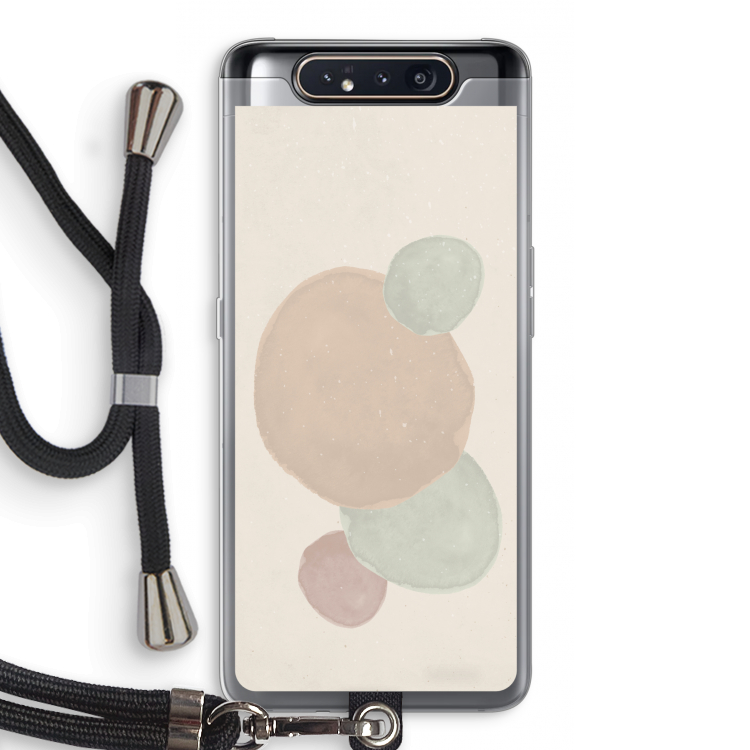 Geo #9: Samsung Galaxy A80 Transparant Hoesje met koord