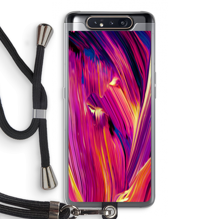 Phoenix: Samsung Galaxy A80 Transparant Hoesje met koord