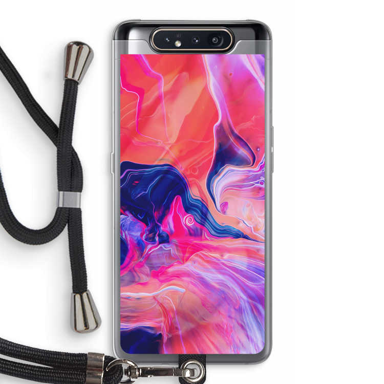 Earth And Ocean: Samsung Galaxy A80 Transparant Hoesje met koord