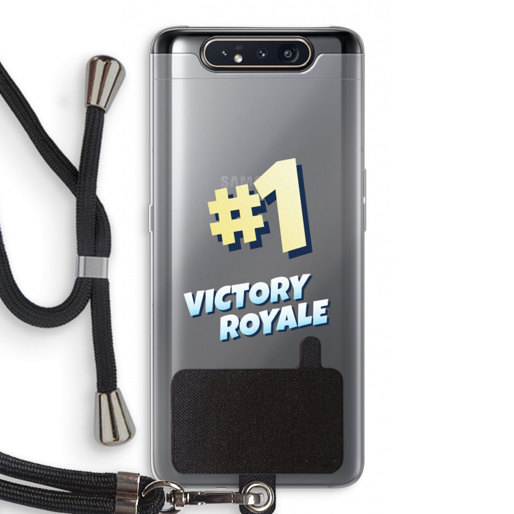 Victory Royale: Samsung Galaxy A80 Transparant Hoesje met koord