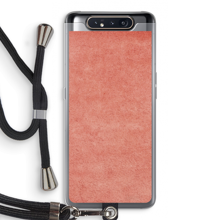 Marrakech Walls: Samsung Galaxy A80 Transparant Hoesje met koord