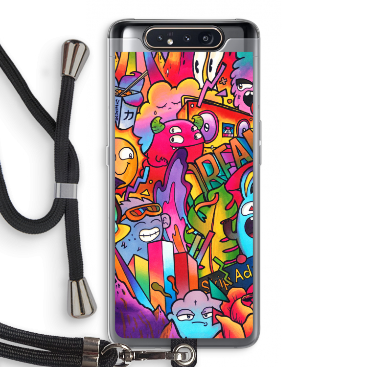 Dreams: Samsung Galaxy A80 Transparant Hoesje met koord