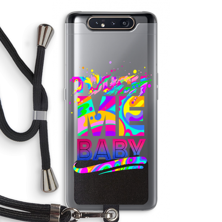 Touch Me: Samsung Galaxy A80 Transparant Hoesje met koord