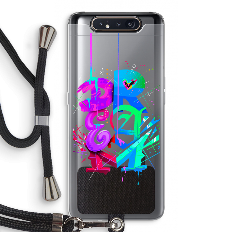 Dream: Samsung Galaxy A80 Transparant Hoesje met koord