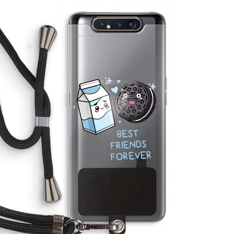 Best Friend Forever: Samsung Galaxy A80 Transparant Hoesje met koord