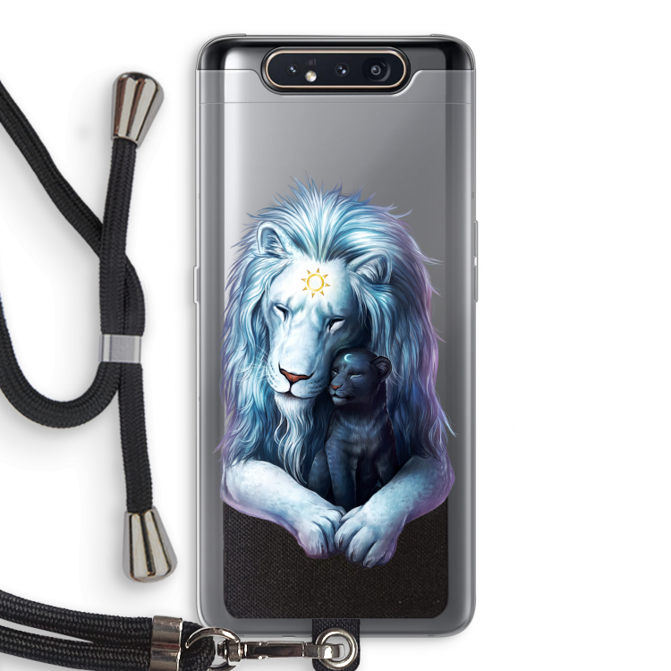 Child Of Light: Samsung Galaxy A80 Transparant Hoesje met koord