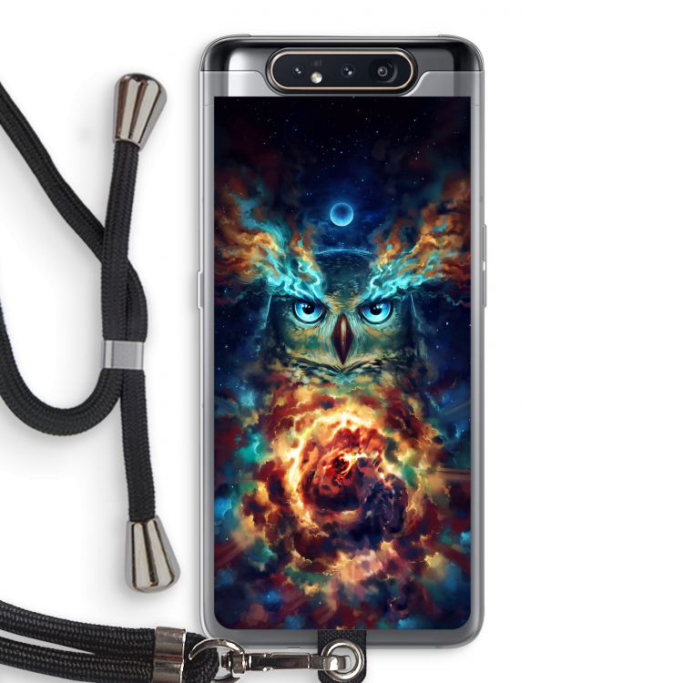 Aurowla: Samsung Galaxy A80 Transparant Hoesje met koord
