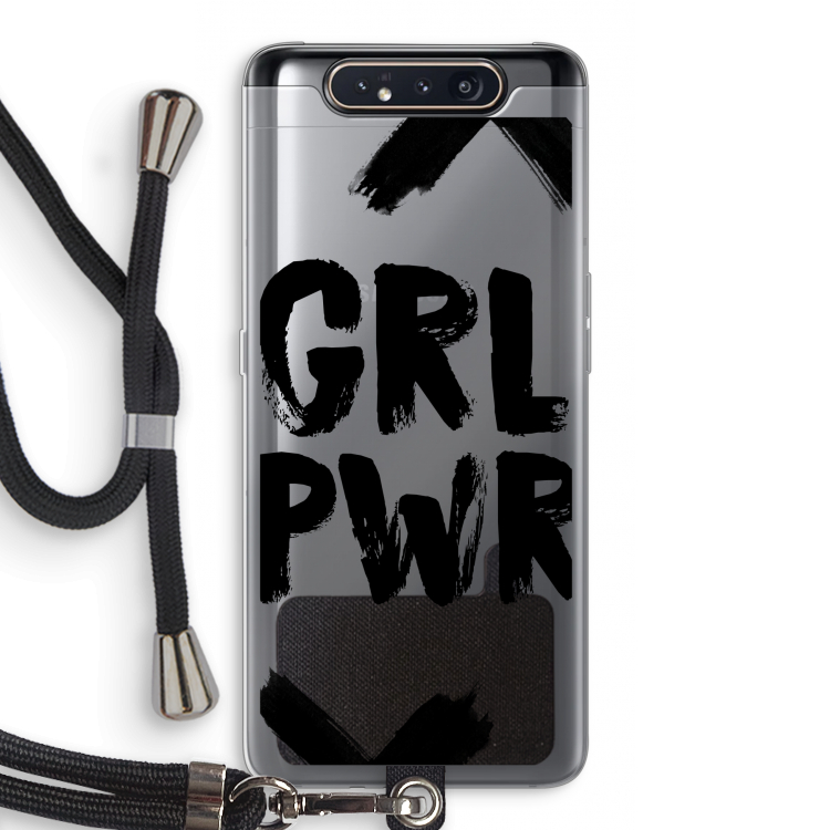 Girl Power #2: Samsung Galaxy A80 Transparant Hoesje met koord