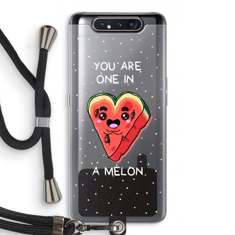One In A Melon: Samsung Galaxy A80 Transparant Hoesje met koord