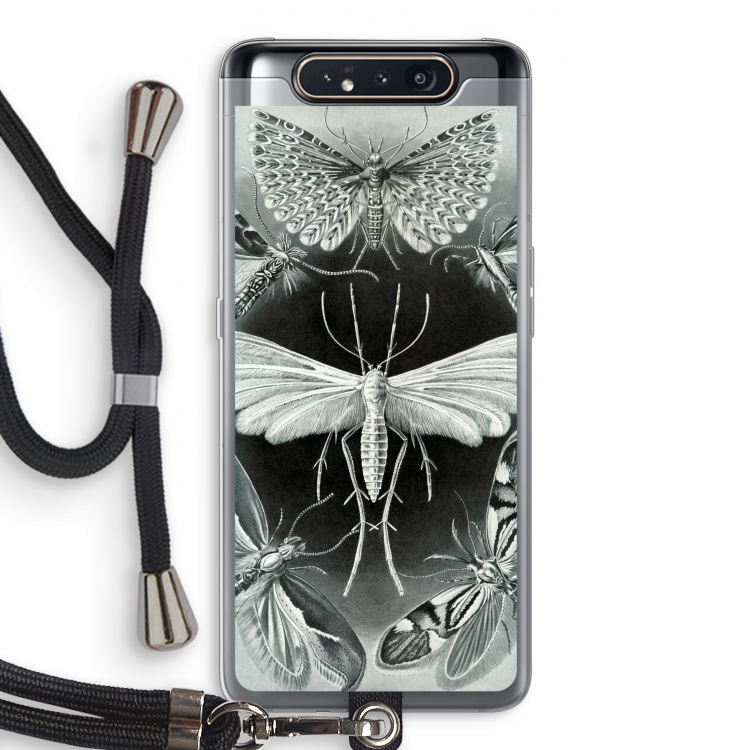 Haeckel Tineida: Samsung Galaxy A80 Transparant Hoesje met koord