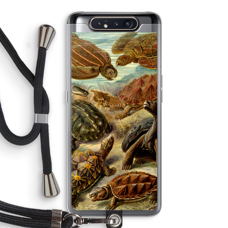 Haeckel Chelonia: Samsung Galaxy A80 Transparant Hoesje met koord