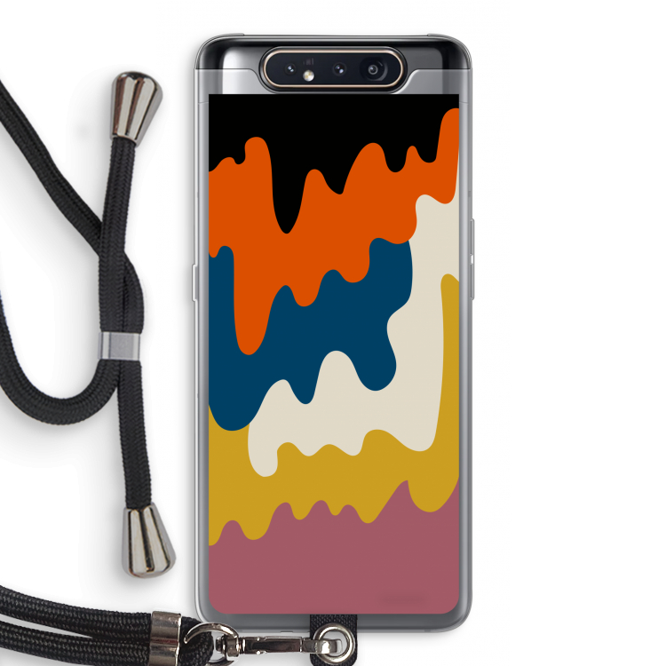 Baar A: Samsung Galaxy A80 Transparant Hoesje met koord
