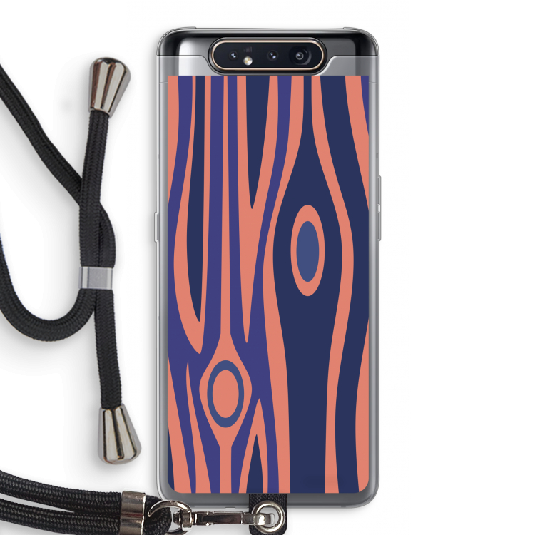 Bast A: Samsung Galaxy A80 Transparant Hoesje met koord