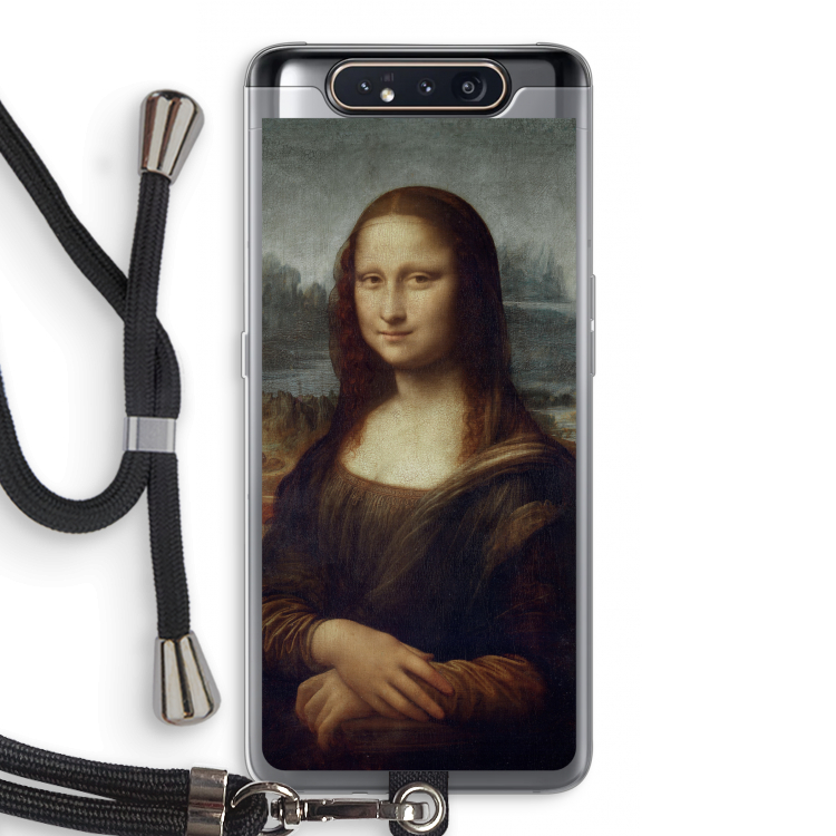 Mona Lisa: Samsung Galaxy A80 Transparant Hoesje met koord