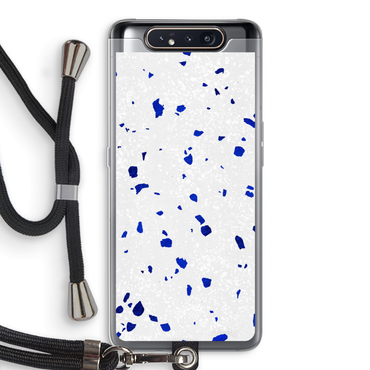 Terrazzo N°5: Samsung Galaxy A80 Transparant Hoesje met koord