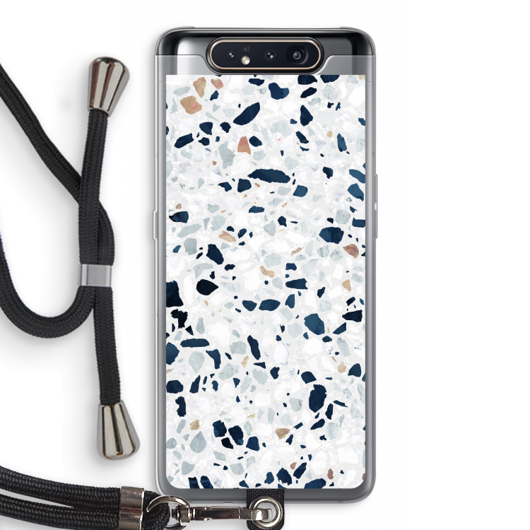 Terrazzo N°1: Samsung Galaxy A80 Transparant Hoesje met koord