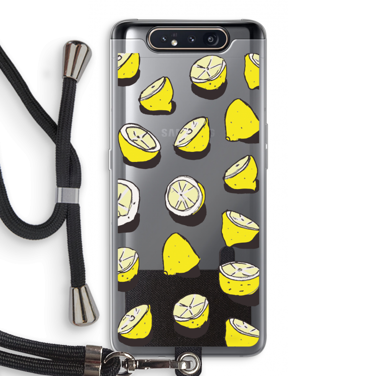 When Life Gives You Lemons...: Samsung Galaxy A80 Transparant Hoesje met koord