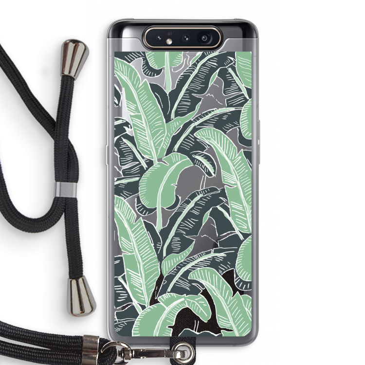This Sh*t Is Bananas: Samsung Galaxy A80 Transparant Hoesje met koord