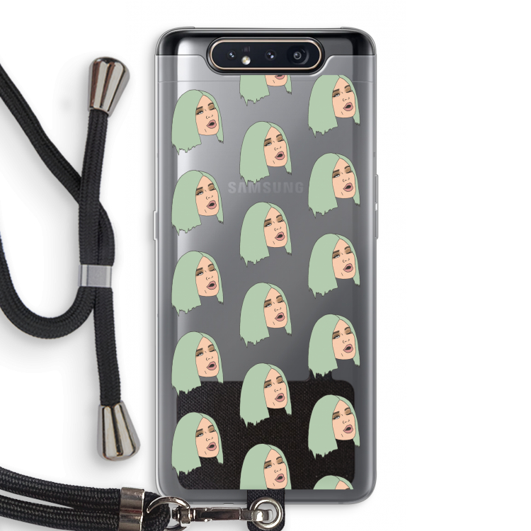 King Kylie: Samsung Galaxy A80 Transparant Hoesje met koord