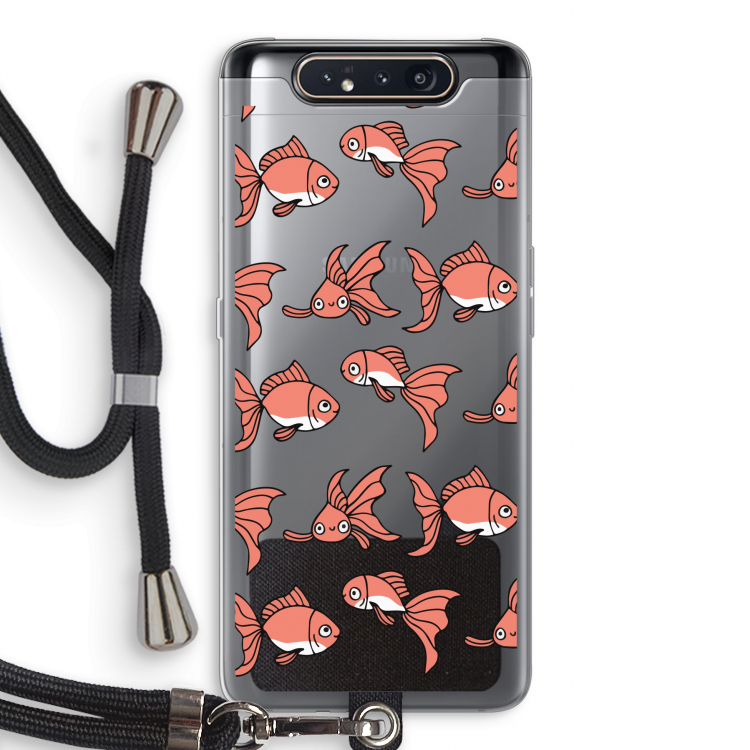Blub: Samsung Galaxy A80 Transparant Hoesje met koord