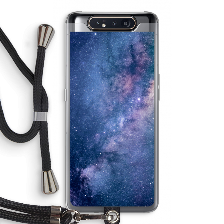 Nebula: Samsung Galaxy A80 Transparant Hoesje met koord