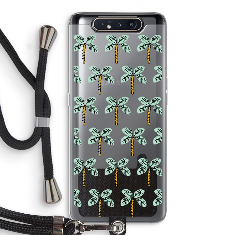 Paradise: Samsung Galaxy A80 Transparant Hoesje met koord
