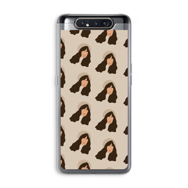 Bonjour mon amour: Samsung Galaxy A80 Transparant Hoesje