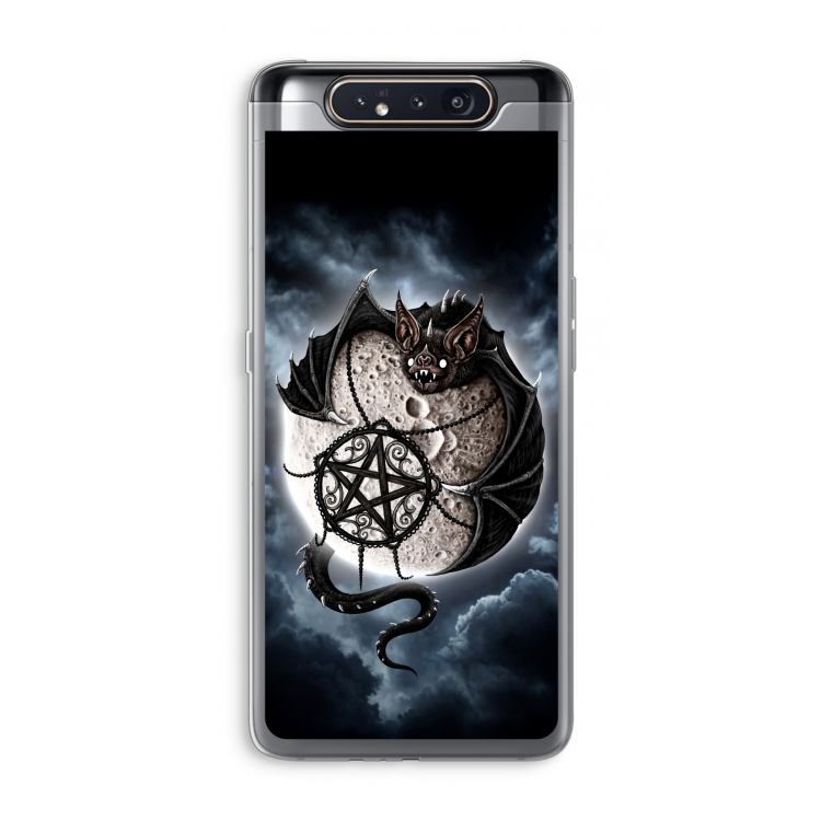 Volle maan: Samsung Galaxy A80 Transparant Hoesje