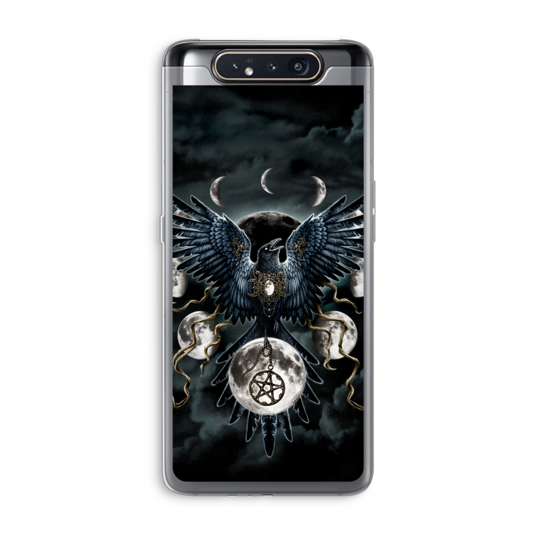 Sinister Wings: Samsung Galaxy A80 Transparant Hoesje