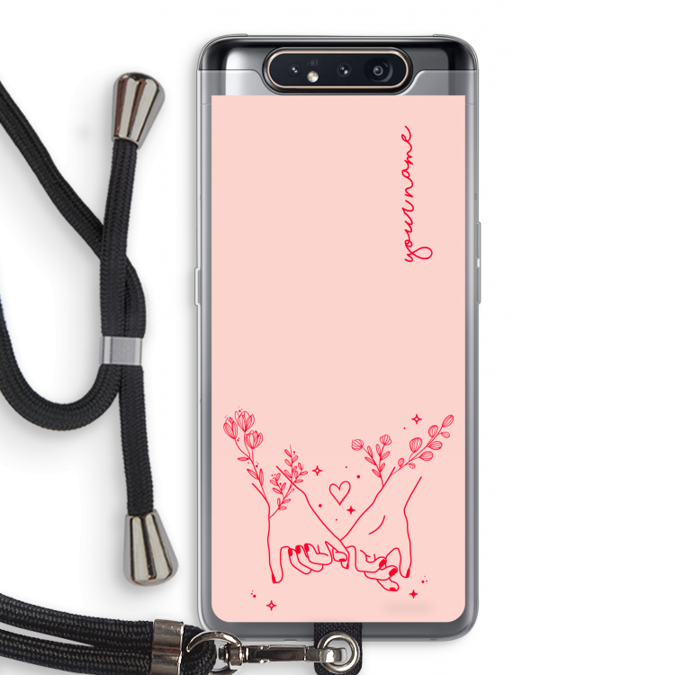 Best Friends: Samsung Galaxy A80 Transparant Hoesje met koord