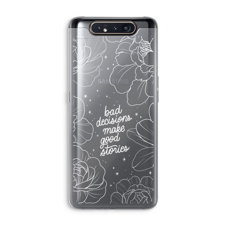 Good stories: Samsung Galaxy A80 Transparant Hoesje