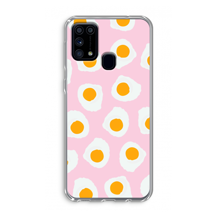 Dancing eggs: Samsung Galaxy M31 Transparant Hoesje
