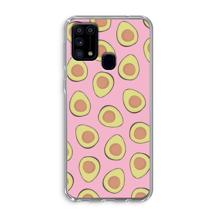 Dancing avocados: Samsung Galaxy M31 Transparant Hoesje