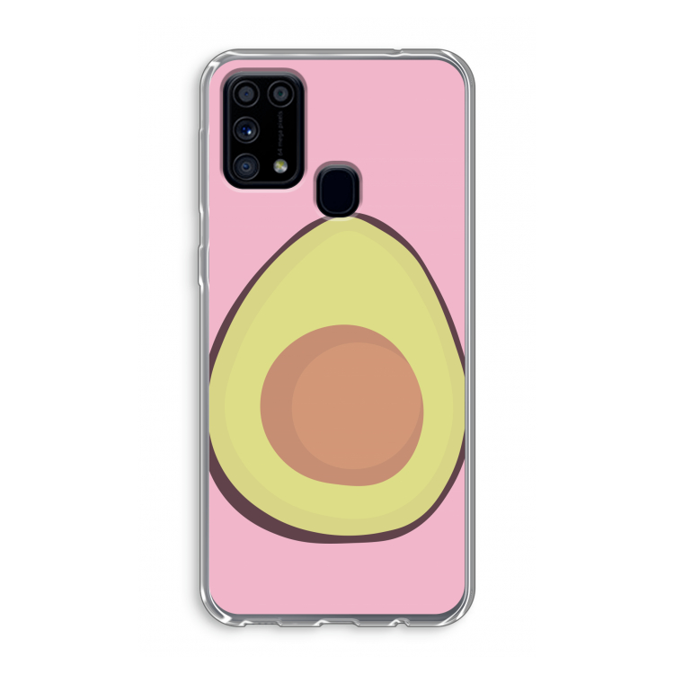 Avocado: Samsung Galaxy M31 Transparant Hoesje