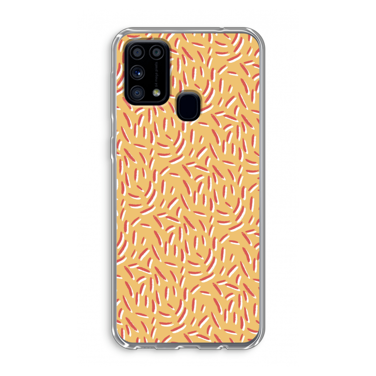 Camouflage: Samsung Galaxy M31 Transparant Hoesje