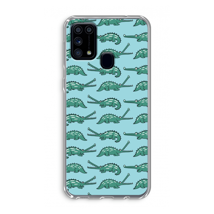 Kroko: Samsung Galaxy M31 Transparant Hoesje