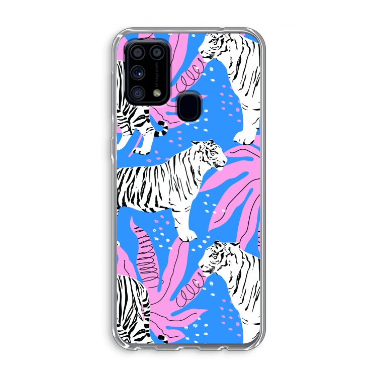 Tijger: Samsung Galaxy M31 Transparant Hoesje
