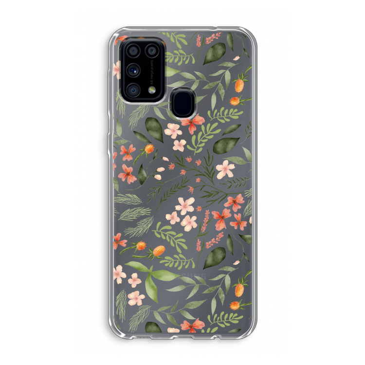 Sweet little flowers: Samsung Galaxy M31 Transparant Hoesje